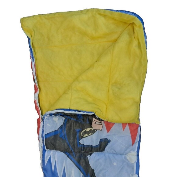 Batman Adventures Robin Mr. Freeze 1997 Kids DC Comics Sleeping Bag Zip up Vtg - Picture 3 of 5